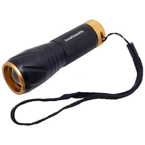 DURACELL TORCIA PORTATILE LED IN ALLUMINIO A BATTERIE 5 W 300 LUMEN BATTERIE AAA MINISTILO INCLUSE NELLA CONFEZIONE NERO